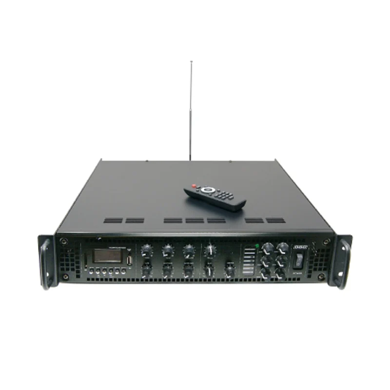 GBC Amplificatore integrato di potenza, amplificatore bluetooth a 6 zone con MP3, DAB, FM SCAN e ingresso USB