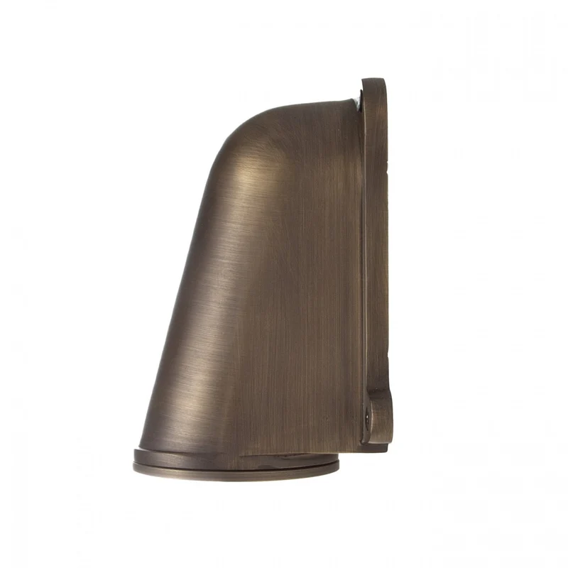 Casa Padrino Jugendstil Schiffslampe 12 x 10 x H. 15 cm - Bronze - Nostalgische Wetterfeste Außenleuchte