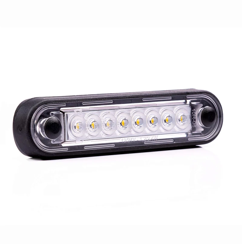 Indicatore luminoso a LED lungo Fristom in bianco, ambra e rosso