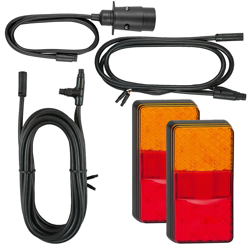 LED Autolamps Luci per rimorchi rettangolari / Kit Plug & Play