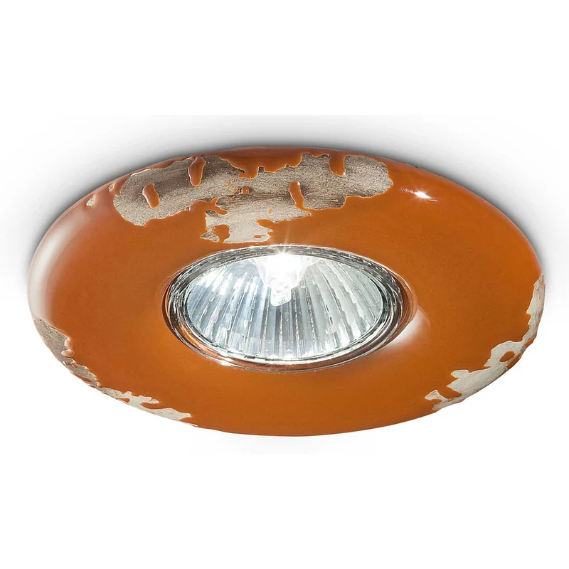Vintage - Spot encastré en céramique, style industriel, Ø 11 cm