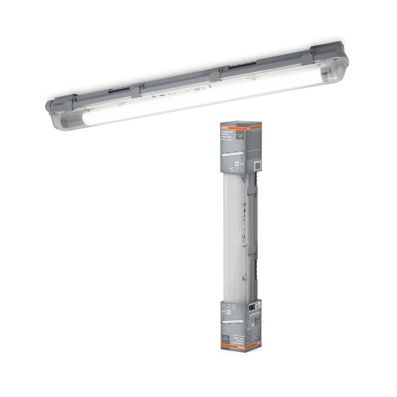 OSRAM SENSORE SOMMERSO Lampada per ambienti umidi con sensore di movimento 60cm 8W / 4000K Bianco freddo