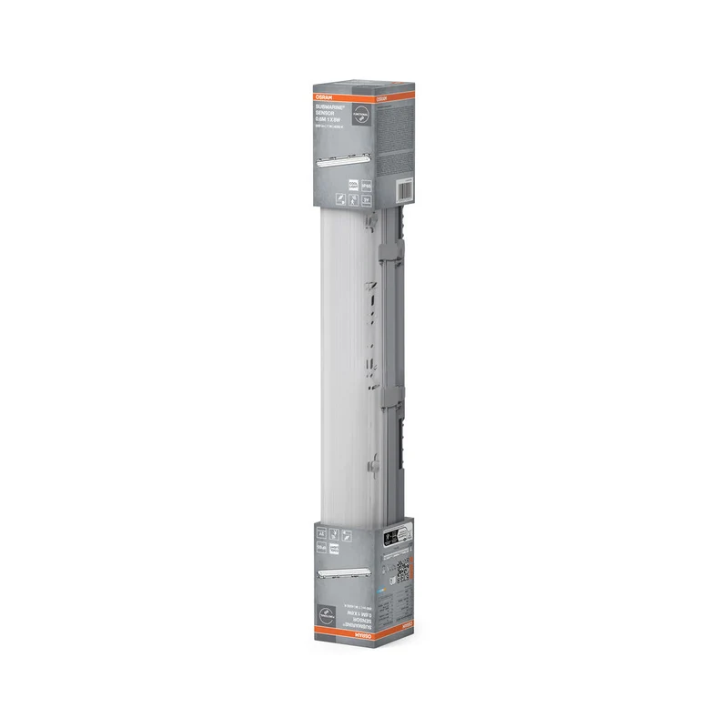 OSRAM SENSORE SOMMERSO Lampada per ambienti umidi con sensore di movimento 60cm 8W / 4000K Bianco freddo
