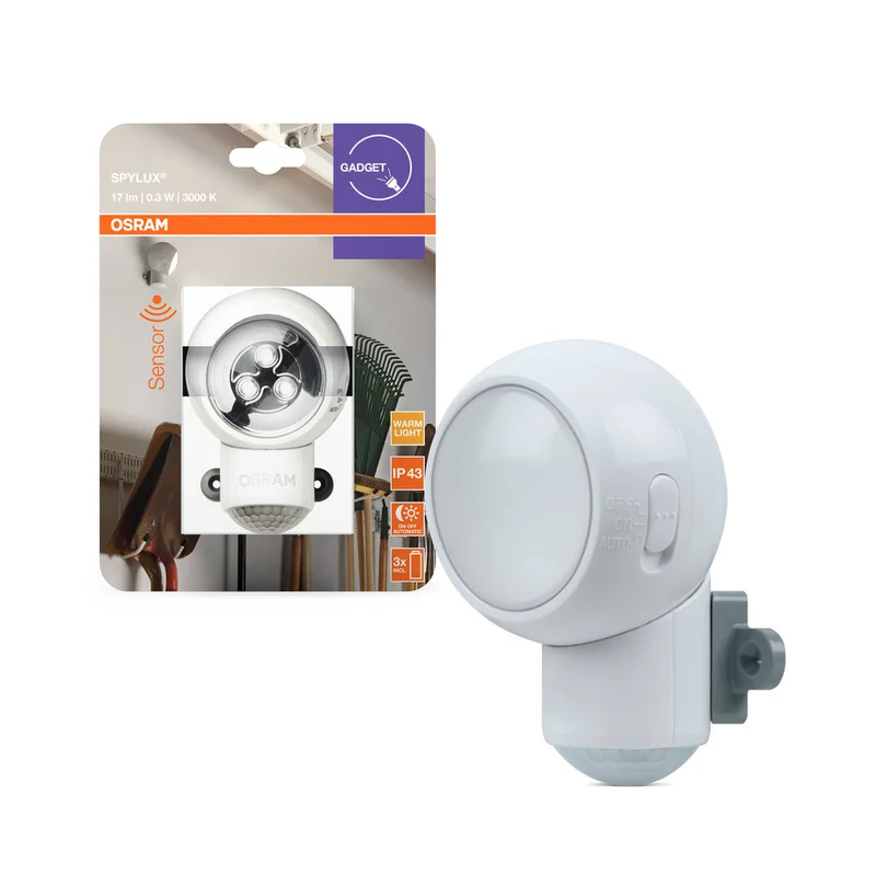 OSRAM LED lampada a batteria, lampada per uso interno, bianco, SPYLUX