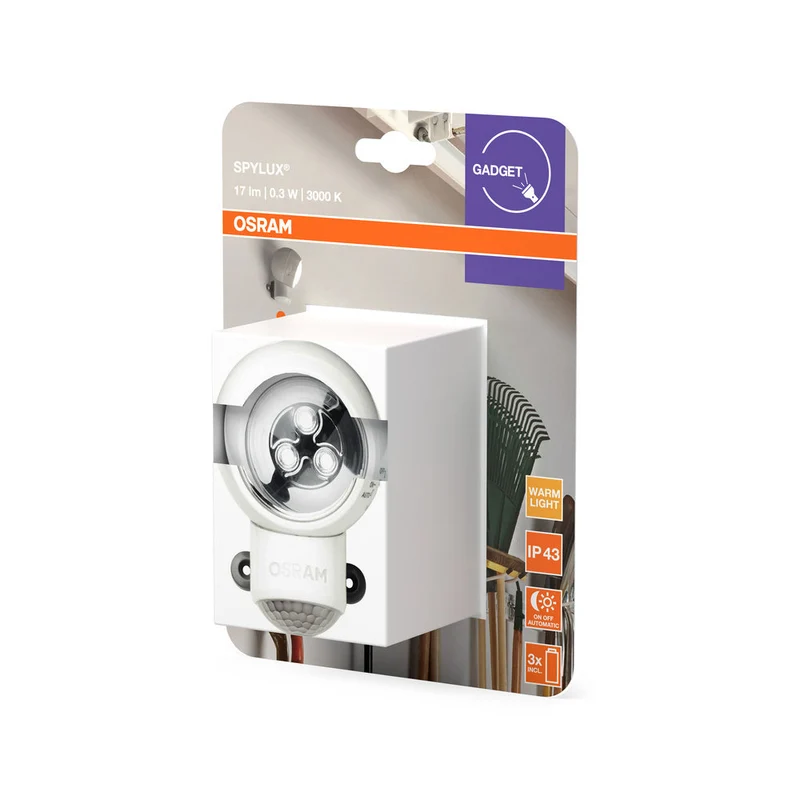 OSRAM LED lampada a batteria, lampada per uso interno, bianco, SPYLUX