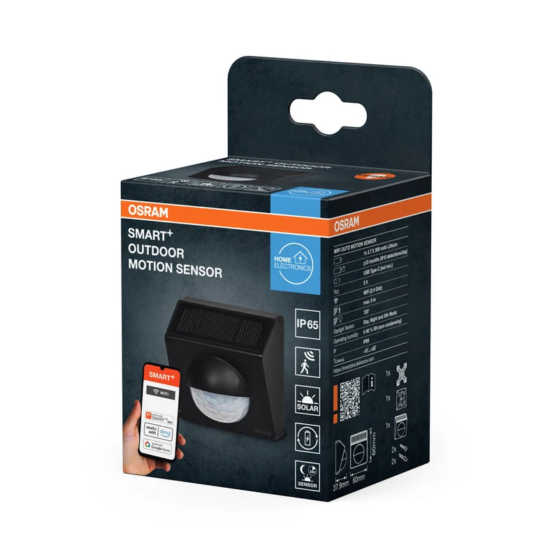 OSRAM WiFi SMART+ SENSORE DI MOVIMENTO ESTERNO sensore esterno, grigio scuro