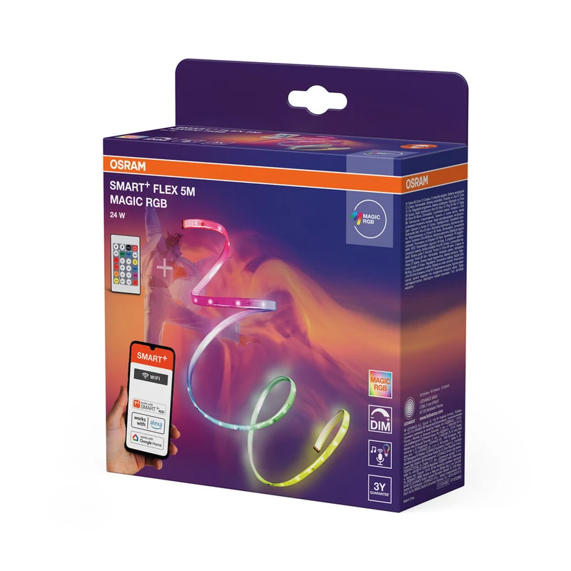 OSRAM SMART+ WIFI FLEX 5m striscia LED, bianco, 22W, 500lm