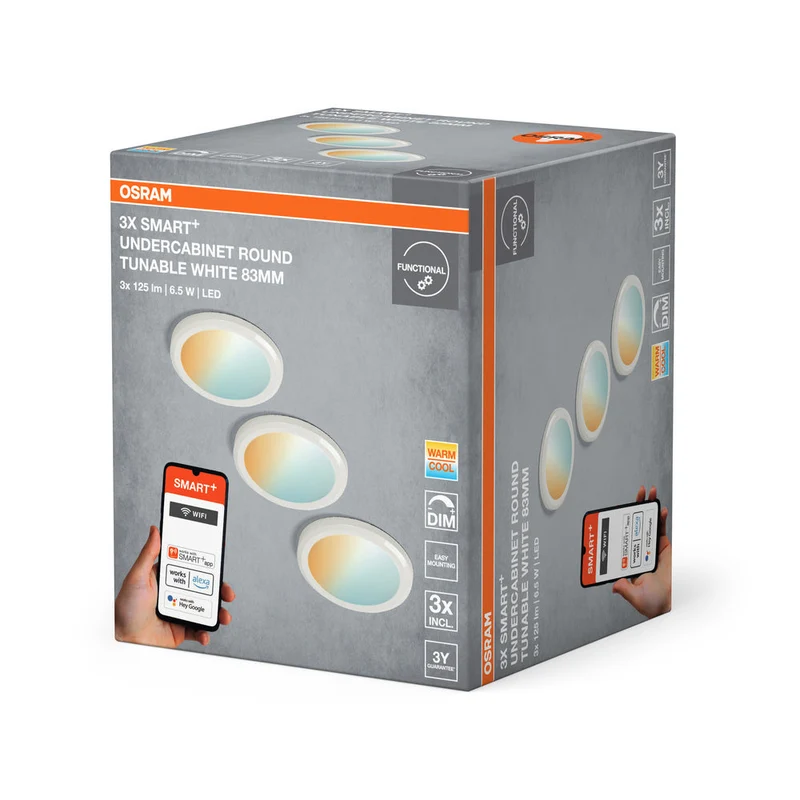 OSRAM SMART+ lampada sottopensile WIFI, bianca, 6,5W, 375lm