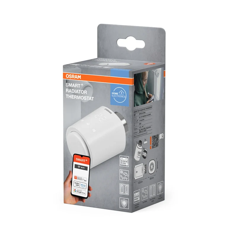 OSRAM Wifi SMART+ termostato intelligente per riscaldamenti, bianco