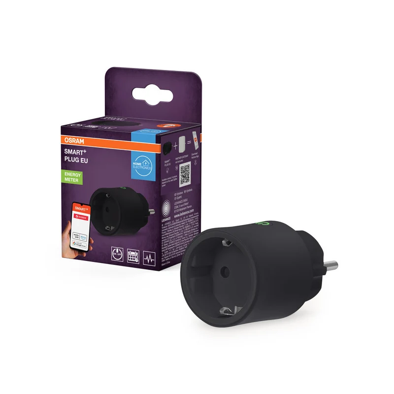 OSRAM ZigBee SMART+ Plug presa intelligente da interno, nera