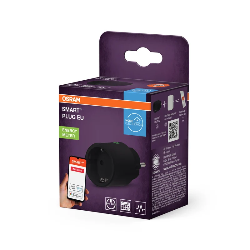OSRAM ZigBee SMART+ Plug presa intelligente da interno, nera