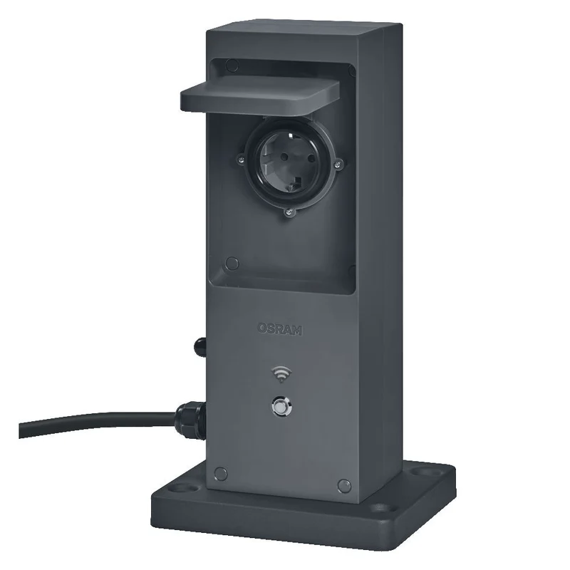 OSRAM SMART+ Terminale Esterno Wifi incl. ripetitore WLAN e prese intelligenti, antracite, 230V