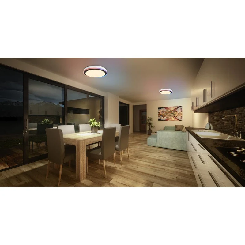OSRAM SMART + WIFI Magic lampada da soffitto, bianco caldo/freddo, 38W, 1050lm