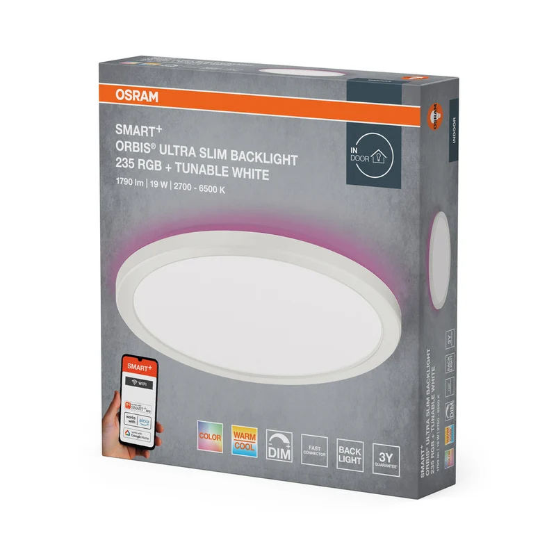 OSRAM SMART+ Pannello WiFi, bianco, 19W, 1790lm, 235mm