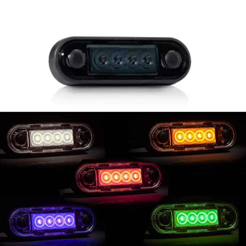 Luci di posizione a LED con lente fumé scura