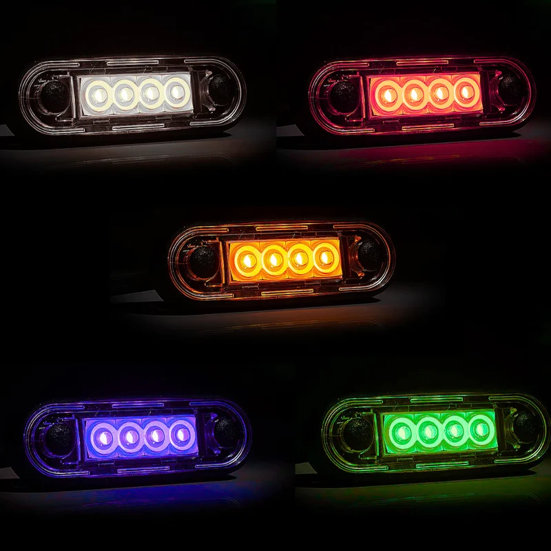 Luci di posizione a LED con lente fumé scura