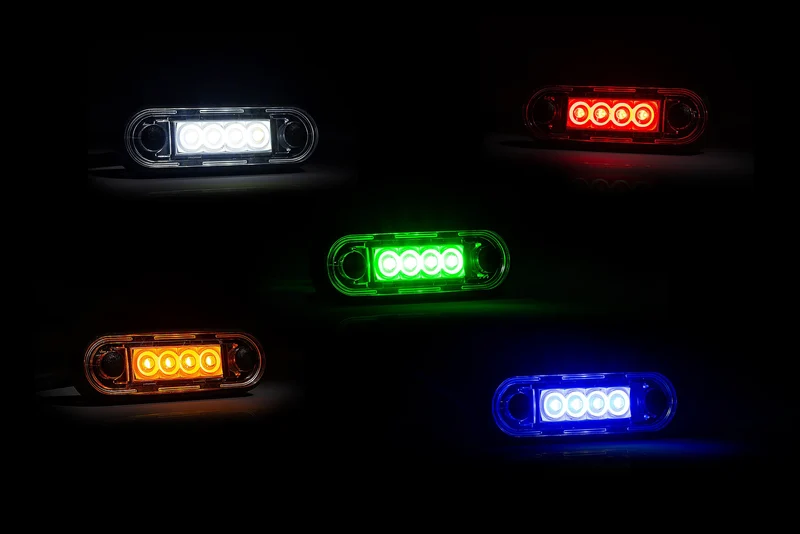 Luci di posizione a LED con lente fumé scura