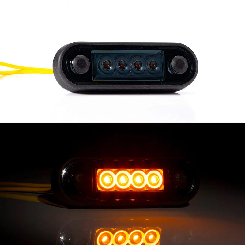 Luci di posizione a LED con lente fumé scura