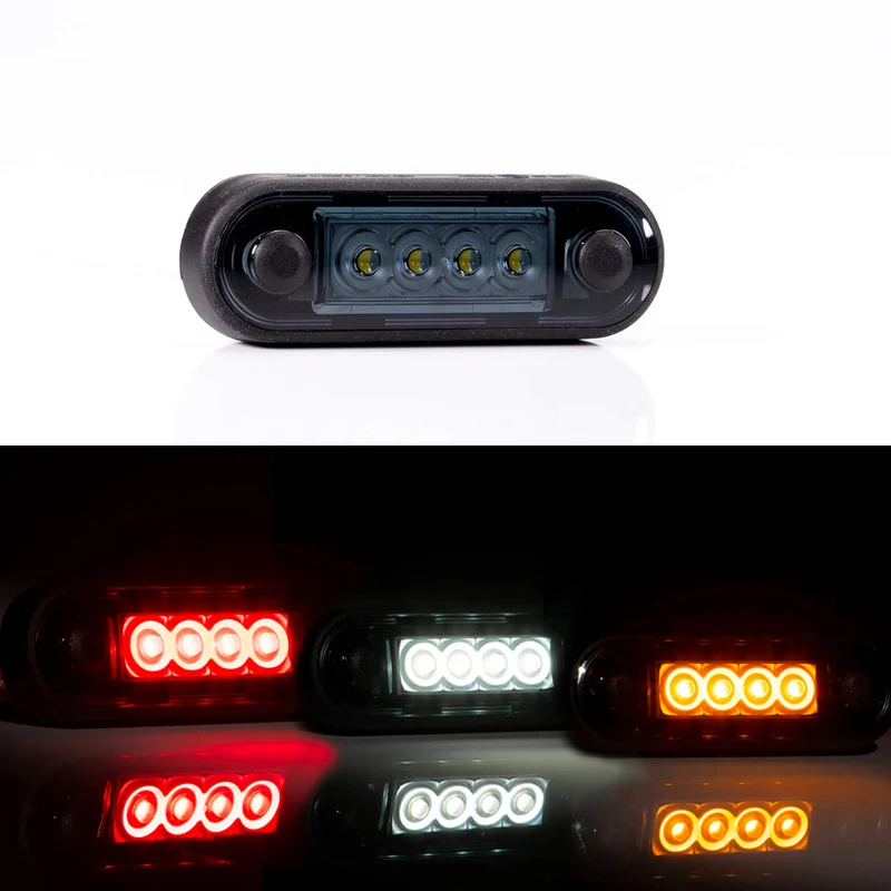 Luci di posizione a LED con lente fumé scura