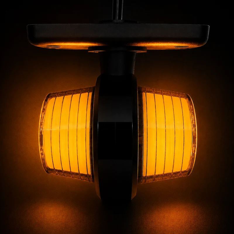 Indicatore luminoso di posizione corto danese vecchio stile / Neon ambra