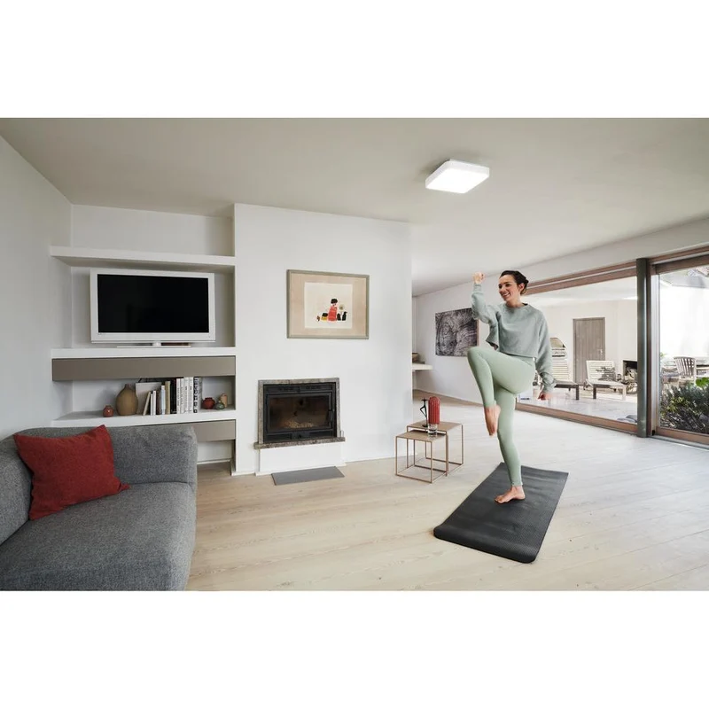 OSRAM Wifi SMART+ ORBIS BACKLIGHT LED Lampada da soffitto RGBW multicolore 35x35cm Bianco regolabile 28W / 3000-6500K bianco