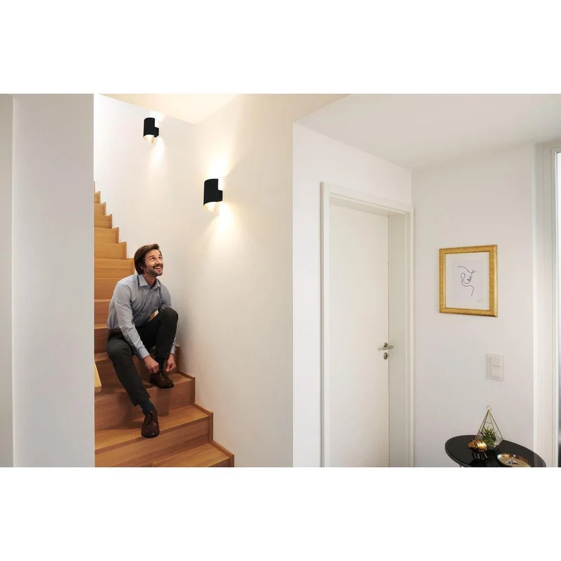 OSRAM Matter SMART+ ORBIS TWIST LED lampada da parete 23x12,7cm bianco regolabile 12W / 3000-6500K nero