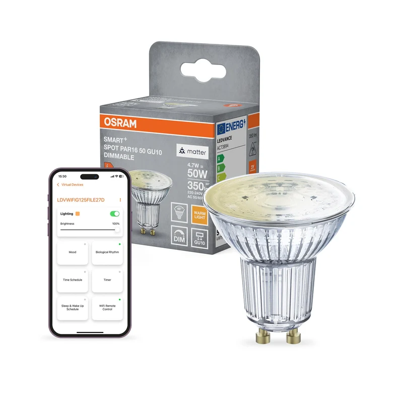 SMART+ MATTER SPOT GU10 Dimmerabile 4.7W 827 DIM GU10 CONFEZIONE SINGOLA
