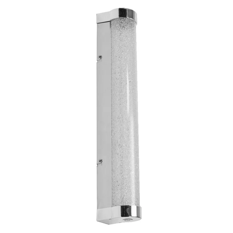 OSRAM ORBIS Tubo Specchio da bagno / Applique da parete Vetro a bolle 9W 40cm Cromo
