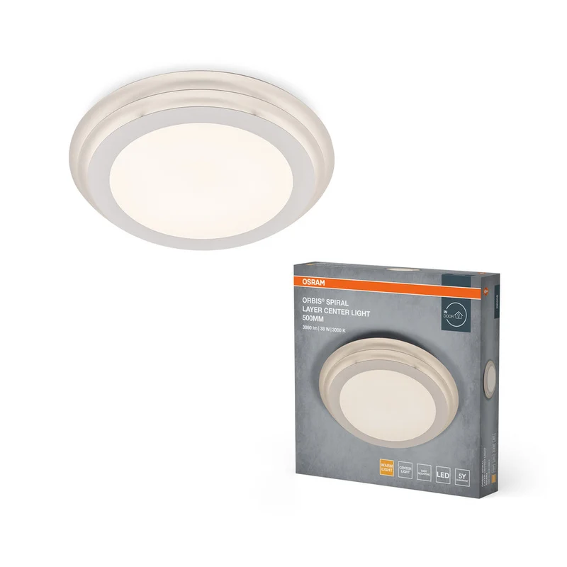OSRAM ORBIS SPIRALE STRATO Lampada da soffitto, bianca, 38W, 4000lm