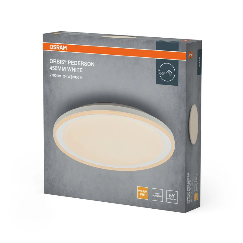OSRAM ORBIS Lampada da soffitto Pederson 24W 450mm bianca