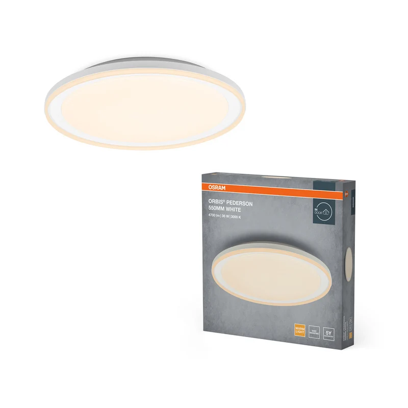 OSRAM ORBIS Lampada da soffitto Pederson 36W 550mm bianca