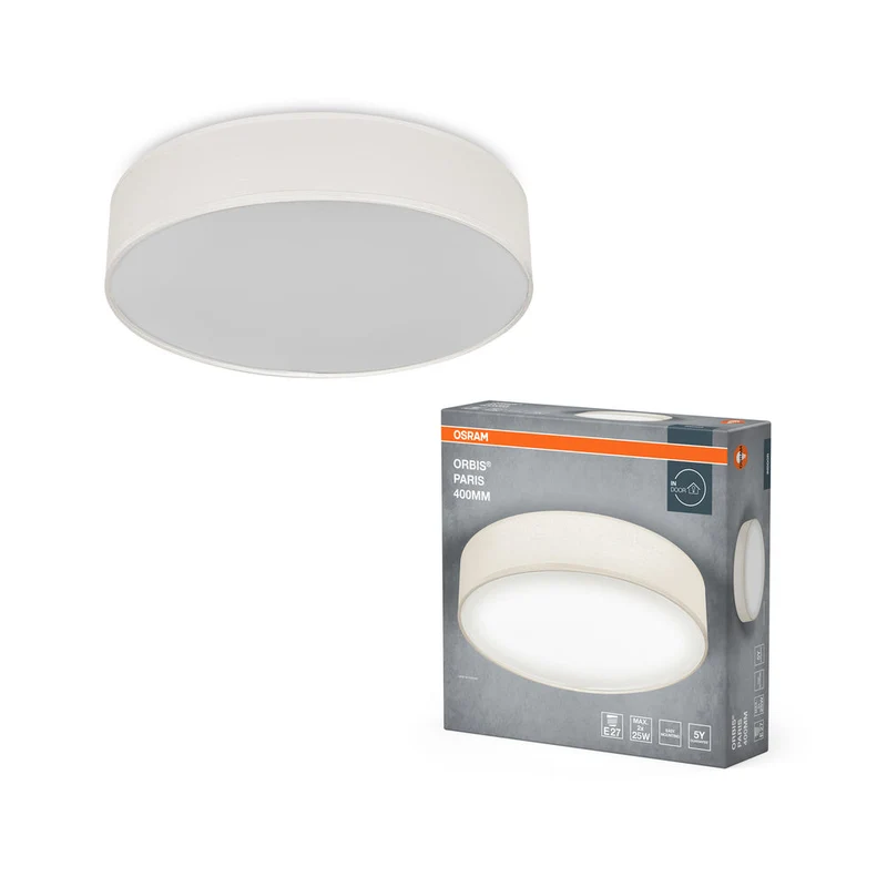 OSRAM ORBIS PARIS lampada da soffitto 400mm, beige, 2xE27