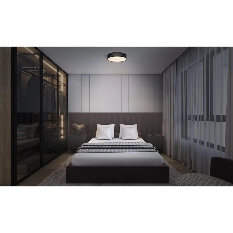 OSRAM ORBIS PARIS lampada da soffitto 480mm, nero, 3xE27