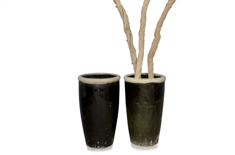 Casa Padrino Luxus Vase ca. 60 x H. 95 cm - Große Keramik Urnenvase im Antik Stil, Maße variieren je Exemplar - Luxus Deko Accessoires