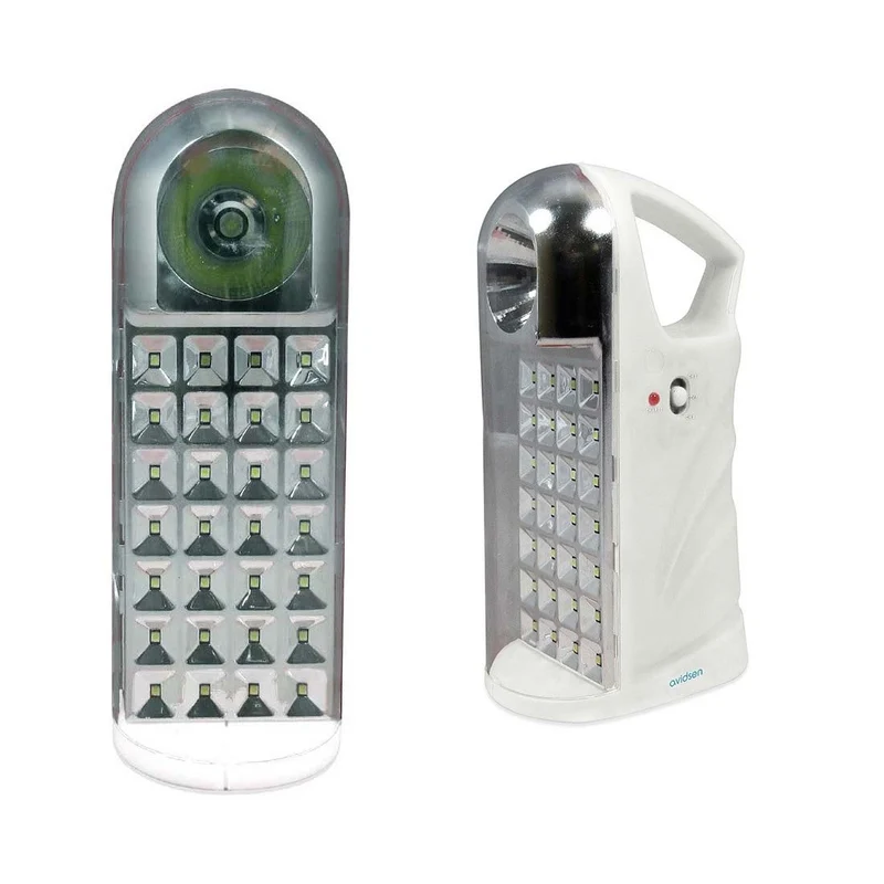 Avidsen Torcia Led di emergenza, lampada di emergenza con 28 led, batteria ricaricabile, 1W