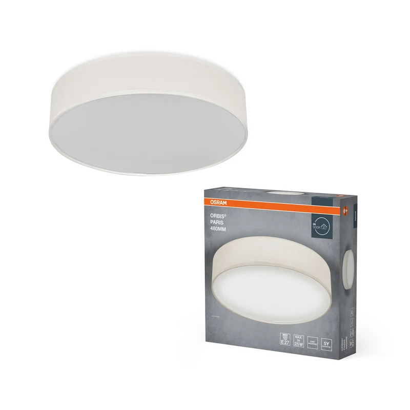 OSRAM ORBIS PARIS lampada da soffitto 480mm, beige, 3xE27
