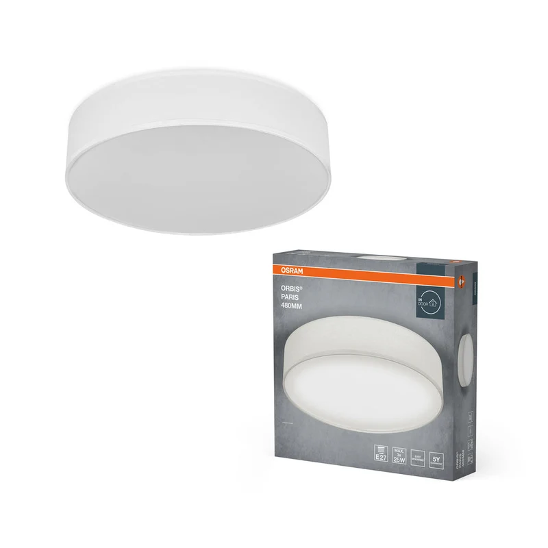 OSRAM ORBIS PARIS Lampada da soffitto 480mm, bianca, 3xE27