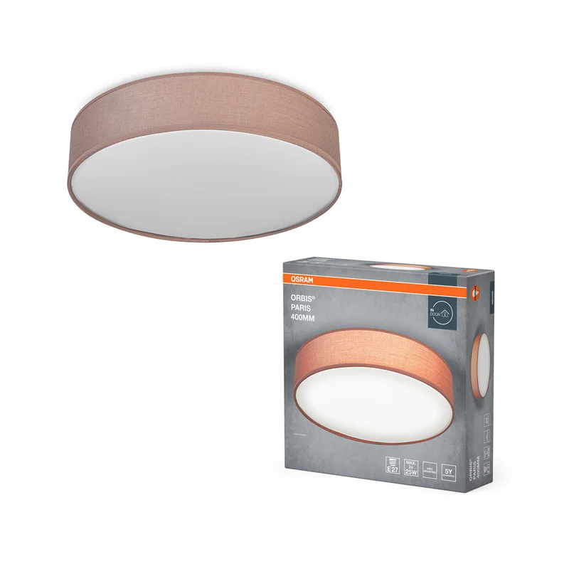 OSRAM ORBIS PARIS lampada da soffitto 400mm, marrone, 2xE27