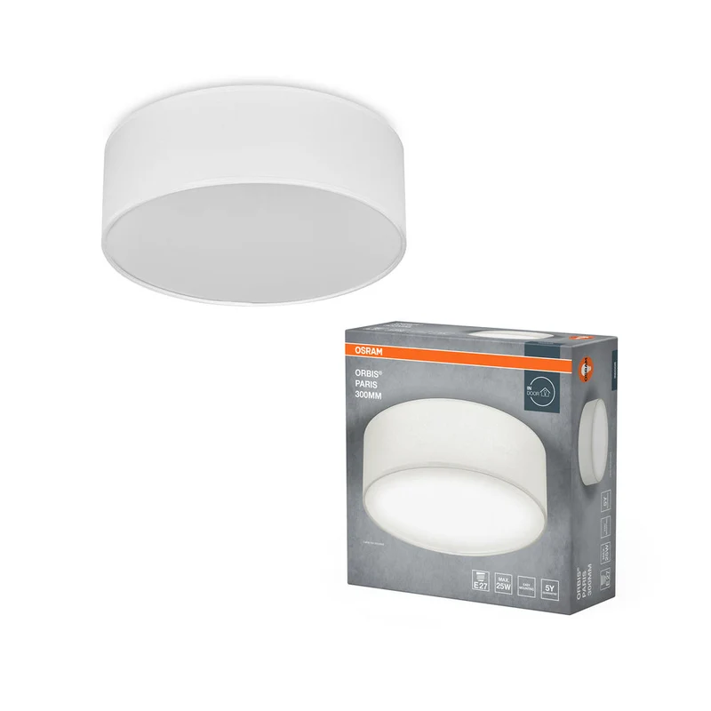 OSRAM ORBIS PARIS lampada da soffitto 300mm, bianca, E27