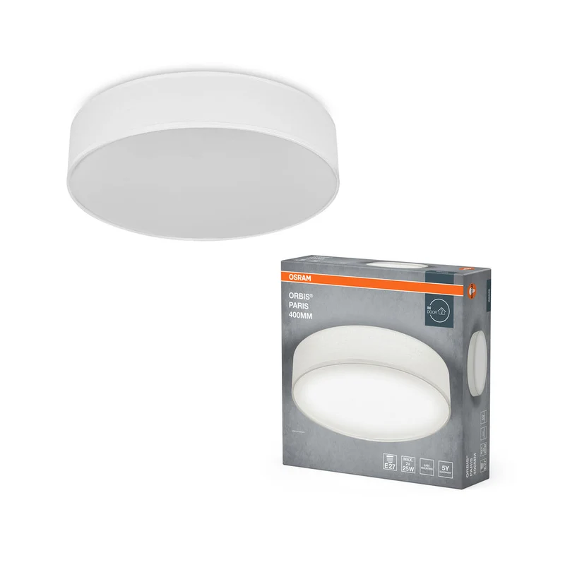 OSRAM ORBIS PARIS lampada da soffitto 400mm, bianca, 2xE27