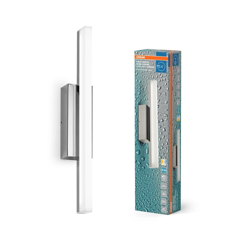 OSRAM ORBIS Specchio Bagno Specchio/Lampada da parete 6.8W 40cm dimmerabile IP44 Cromo