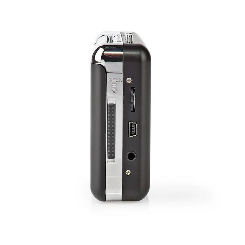 Nedis Convertitore di cassette audio in MP3, con cavo USB e CD-ROM, convertitore musicassette