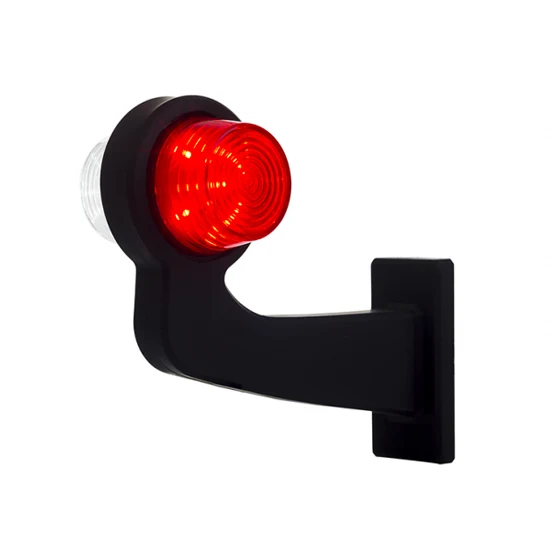Luci di segnalazione a LED danesi Old School / Lente rossa e trasparente
