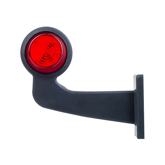 Luci di segnalazione a LED danesi Old School / Lente rossa e trasparente
