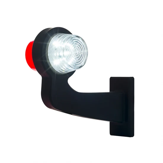 Luci di segnalazione a LED danesi Old School / Lente rossa e trasparente
