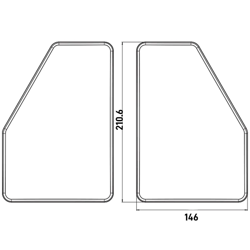 Lampada rimorchio posteriore 12v / 6 funzioni