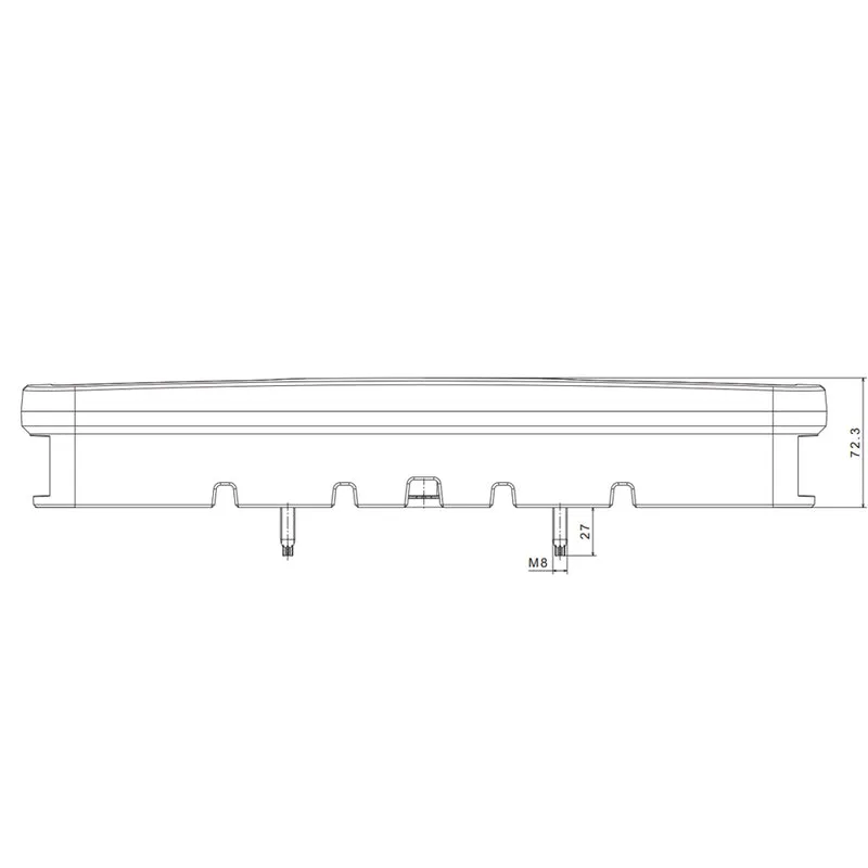 Fristom 24V Grande lampada a LED per rimorchio / 6 funzioni