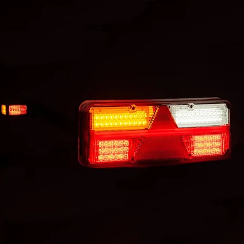 Lampada per rimorchio a LED Fristom con indicatore dinamico e marcatore di contorno
