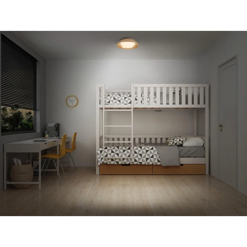 OSRAM ORBIS MILAN lampada da soffitto 305mm, colore legno, 2xE27