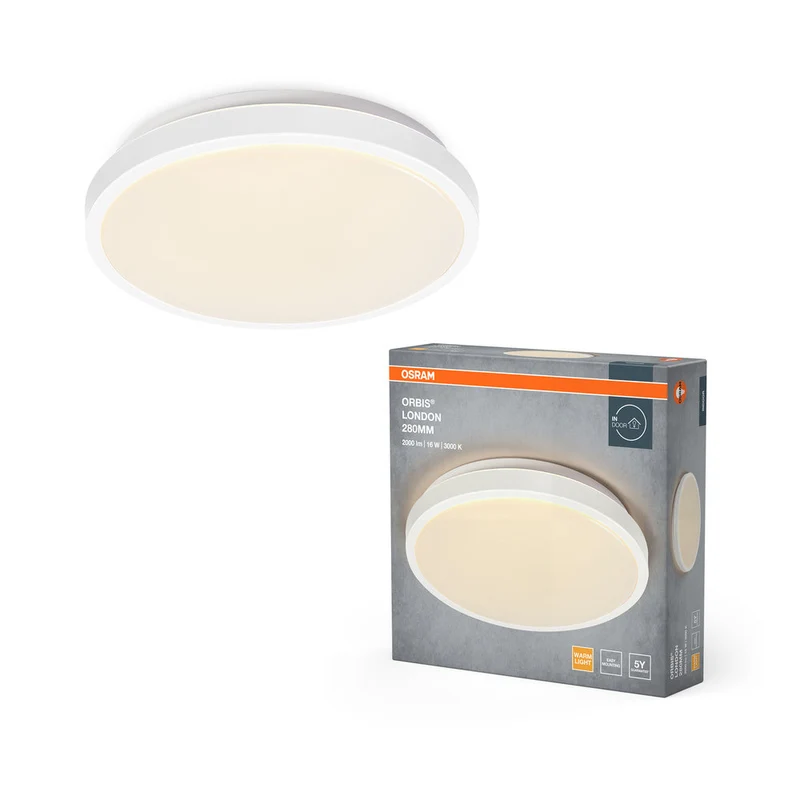 OSRAM ORBIS LONDON lampada da soffitto, bianca, 16W, 2000lm